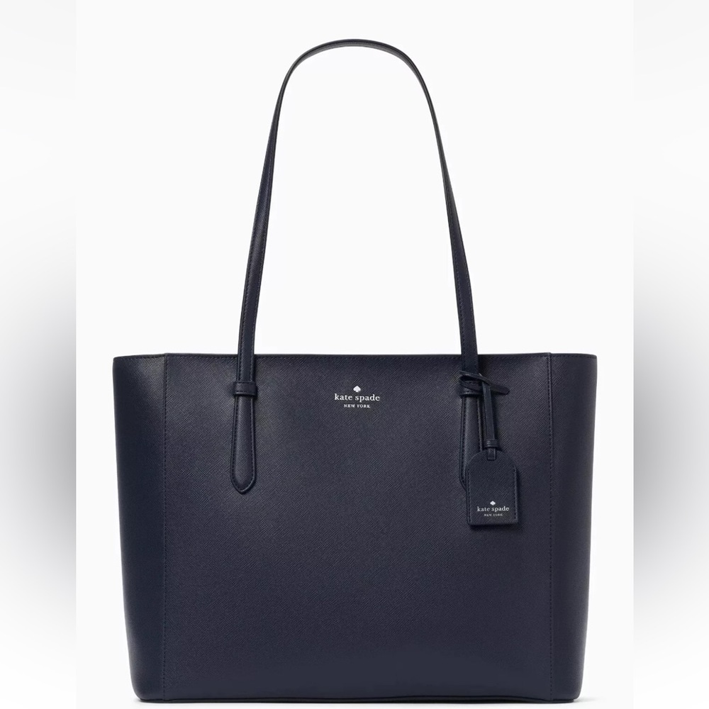 New Kate Spade Schuyler Medium Tote Saffiano Blazer Blue